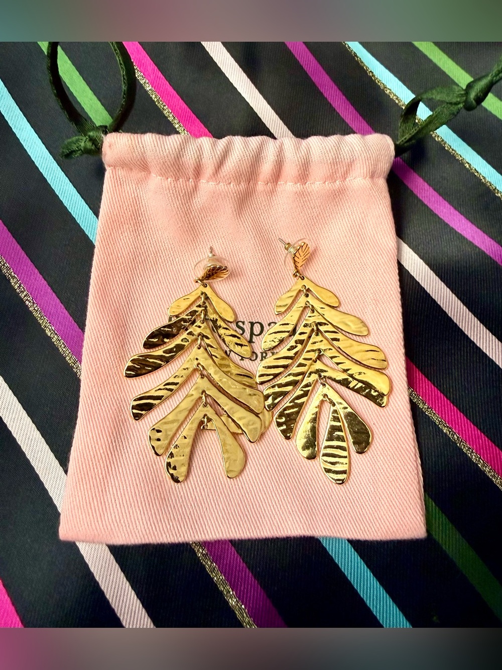 Kate Spade Leaf Earrings